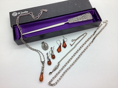 Lot 127 - An Assortment of "925" and Other Jewellery, to...