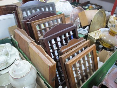 Lot 1116 - A Large Collection of Thimbles, in wall...