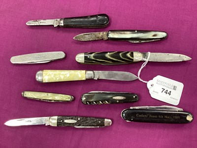 Lot 744 - Folding Pocket Knives, including I.XL George...