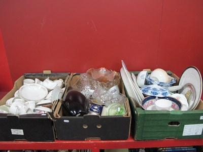 Lot 1014 - Mayfair China Teaware, blue white tureen etc,...