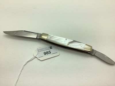 Lot 985 - George Wostenholm Sheffield Three Blade Pocket...