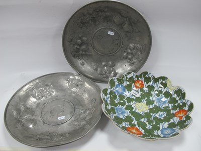 Lot 1381 - Japanese Bowl, with a wavy rim, decorated with...