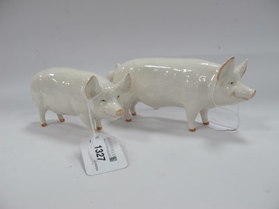 Lot 1327 - Pair of Beswick Pigs, C H Wall Boy 55, C H...