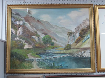 Lot 1537 - Randall, Mountain Landscape with Stepping...