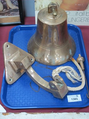 Lot 1385 - 'HMS Lion, Metal EX' Brass Ships Bell,...