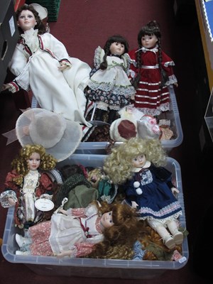 Lot 1034 - Knightsbridge Collection Doll, with porcelain...