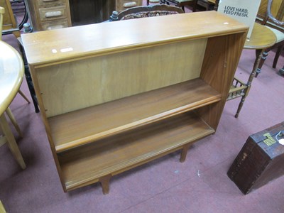 Lot 1629 - Teak Book Cabinet, with shaped legs and glazed...