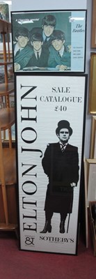 Lot 1562 - Sotheby's Elton John Sale Poster 'Sharratt &...