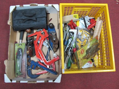 Lot 1025 - Tools - Record planes, secateurs, cable...