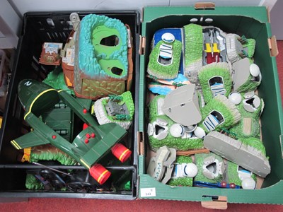 Lot 343 - A quantity of unboxed Thunderbirds plastic...