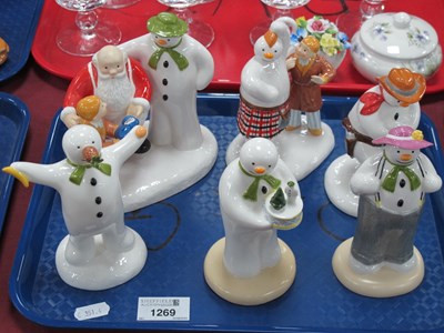 Lot 1269 - Coalport The Snowman Figures - 'The Special...