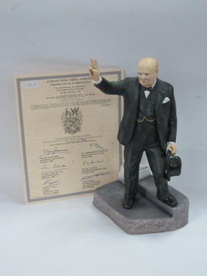 Lot 1297 - Albany China Figure 'Sir Winston Churchill'...