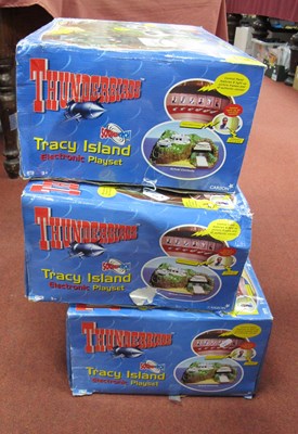 Lot 424 - Three Thunderbirds Tracy Island electronic...