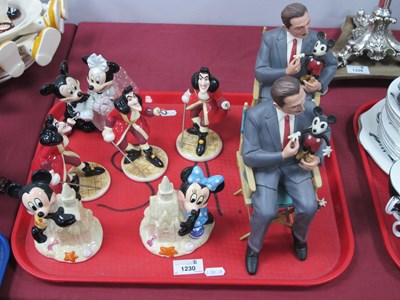 Lot 1230 - Royal Doulton Classics Figure Walt/Mickey x 2...