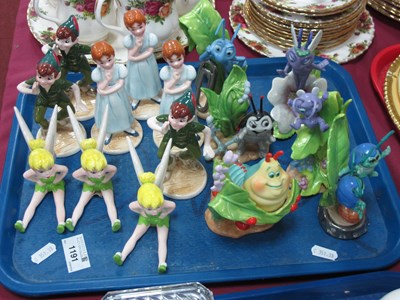 Lot 1191 - Disney China Peter Pan Figures, (duplicates)...