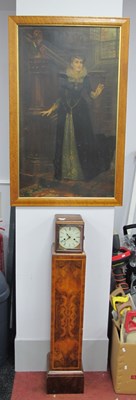 Lot 1587 - Walnut Cased Grandmother Clock with later...