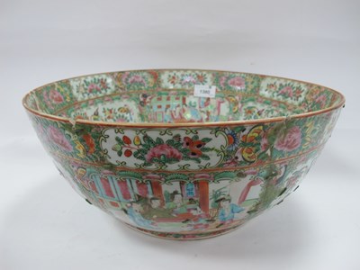 Lot 1380 - XIX Century Cantonese Bowl, decorated with...