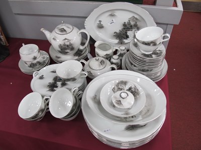 Lot 1372 - XX Century Japanese Tea-Dinner Service,...