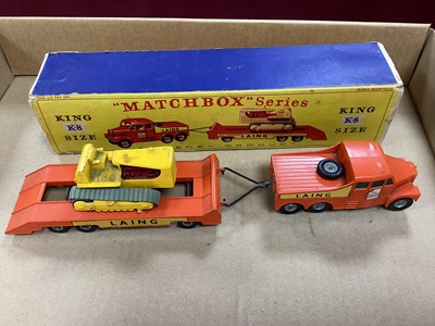 Lot 852 - Matchbox King Size K-8 Scammel 6 x 6 Tractor,...