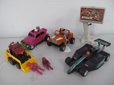 Lot 802 - Four Circa 1980's Mask Plastic Vehicles by...