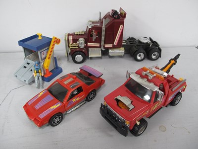 Lot 800 - Three Circa 1980's Mask Plastic Vehicles by...