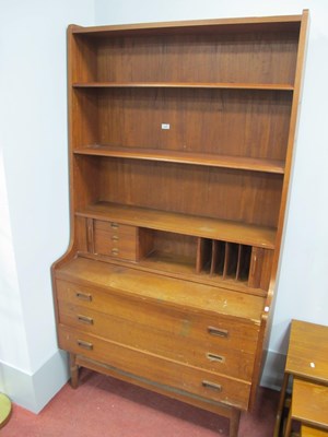 Lot 1640 - Danish Teak Cabinet, with adjustable open...