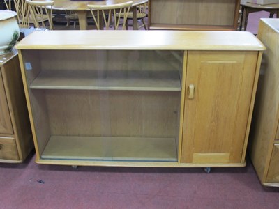 Lot 1637 - Light Oak Bookcase, with adjustable shelves,...