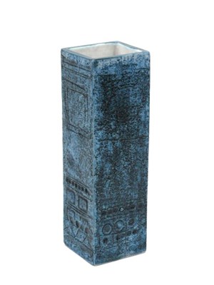 Lot 1070 - A Troika Pottery Vase, of tall rectangular...