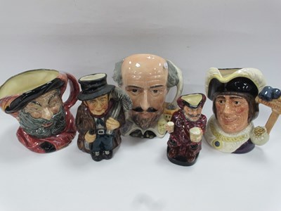 Lot 1306 - Royal Doulton Toby jugs to include William...