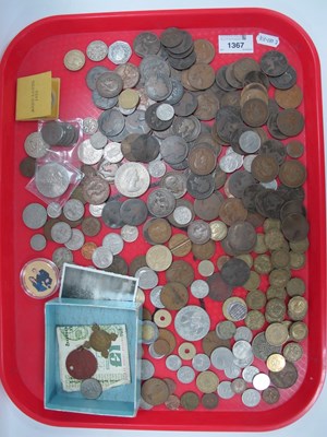 Lot 1367 - Coinage Mainly British, banknote, medallion,...