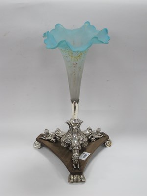 Lot 1228 - A Victorian Silver Plated Table Centrepiece,...