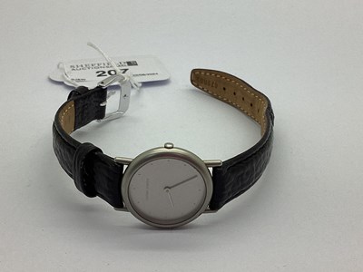 Lot 207 - Georg Jensen Modern Ladies Wristwatch, the...