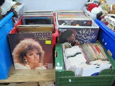 Lot 1172 - A Quantity of LPs and 7" Singles, Abba, Gladys...