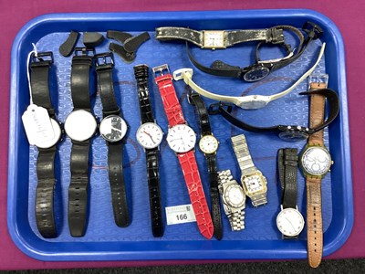 Lot 166 - A Collection of Assorted Wristwatches,...