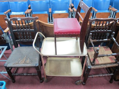 Lot 1611 - Woodmet Tea Trolley, two XIX Century farmhouse...