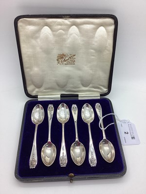 Lot 2 - A Set of Six Hallmarked Silver Teaspoons,...