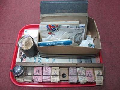 Lot 1444 - Stamps, trade cars, 1908 napkin, Blue Peter...