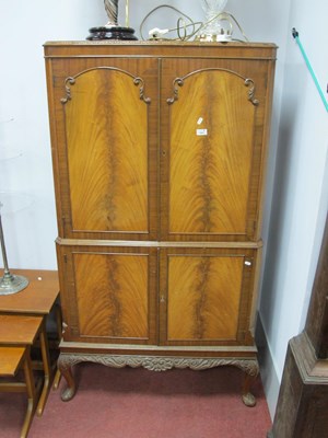 Lot 1643 - Mid XX Century Mahogany cocktail Cabinet, with...