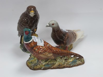 Lot 1246 - Beswick Pigeon 1383, Pheasant 1226 and Buzzard...