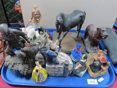 Lot 1315 - Black Matt Horse, ceramic smuggler, TM 58 'Out...