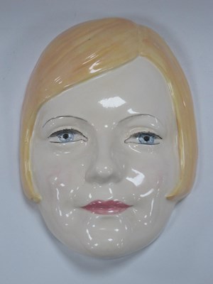 Lot 1261 - 1930s Royal Doulton 'Greta Garbo' Face Mask,...