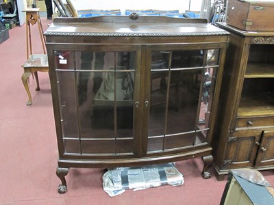 Lot 1614 - XX Century Mahogany Display Cabinet, with a...