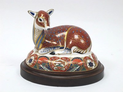 Lot 1091 - A Royal Crown Derby Porcelain Paperweight...