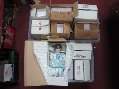 Lot 1145 - Ashton Drake Boxed Pottery Dolls (13):- One Box.