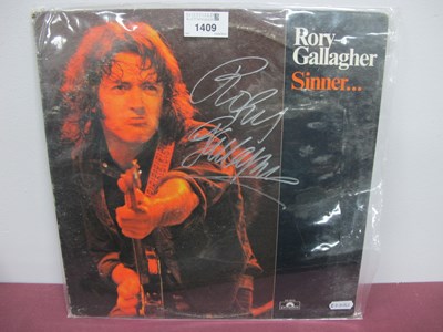 Lot 1409 - Rory Gallagher Autograph, silver pen signed...