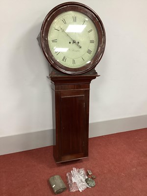 Lot 1446 - A XIX Century Mahogany Eight Day Tavern Clock,...