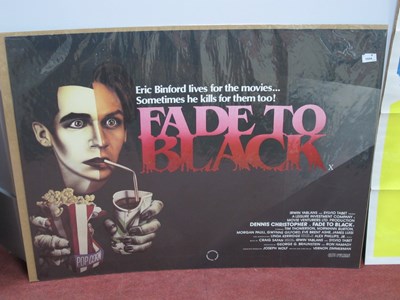 Lot 1534 - Poster, Fade to Black, quad size, 76 x 101cm.