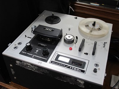 Lot 1596 - Akai Solid State 1720L Tape Machine, seven...