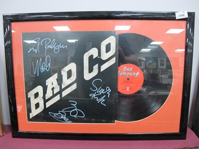 Lot 1406 - Bad Company Autographs, white pen signed by...