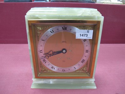 Lot 1473 - Elliott Clock for Burrell Sheffield, green...